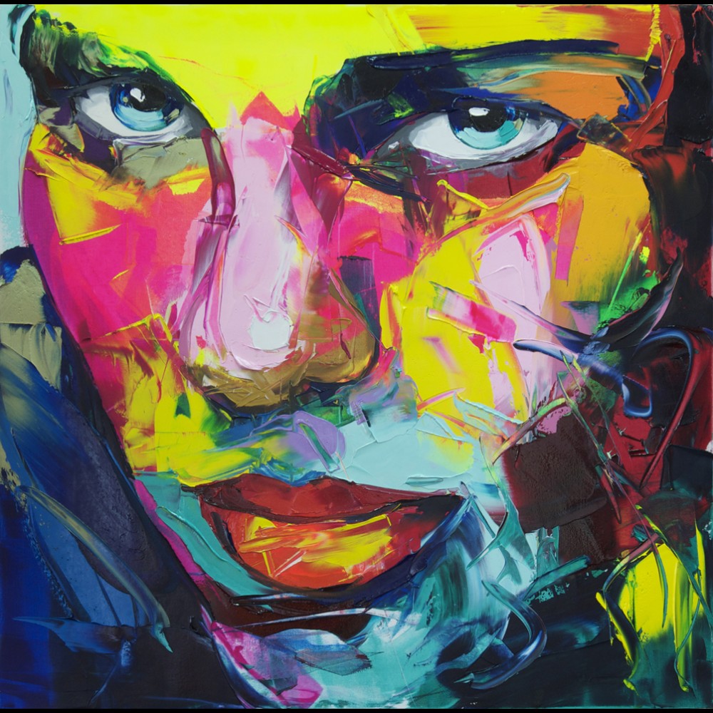 Francoise Nielly Portrait Palette Painting Expression Face208